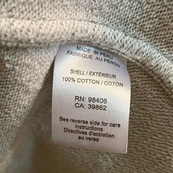 Theory Ashbey Growing Open Front Cardigan Sweater Light Gray - Picture 8 of 8